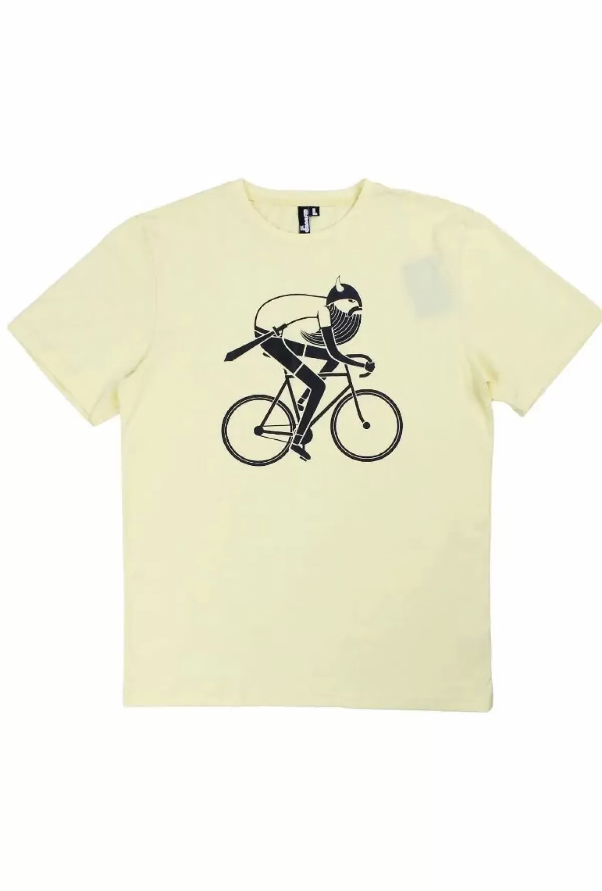 Danefæ T-Shirts>Mande Tee Pale Yellow Veloviking Mj