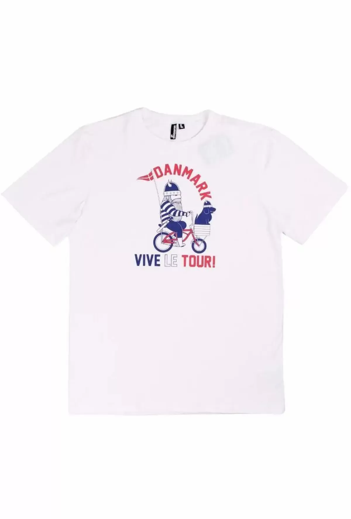 Danefæ T-Shirts>Mande Tee White Viveletour