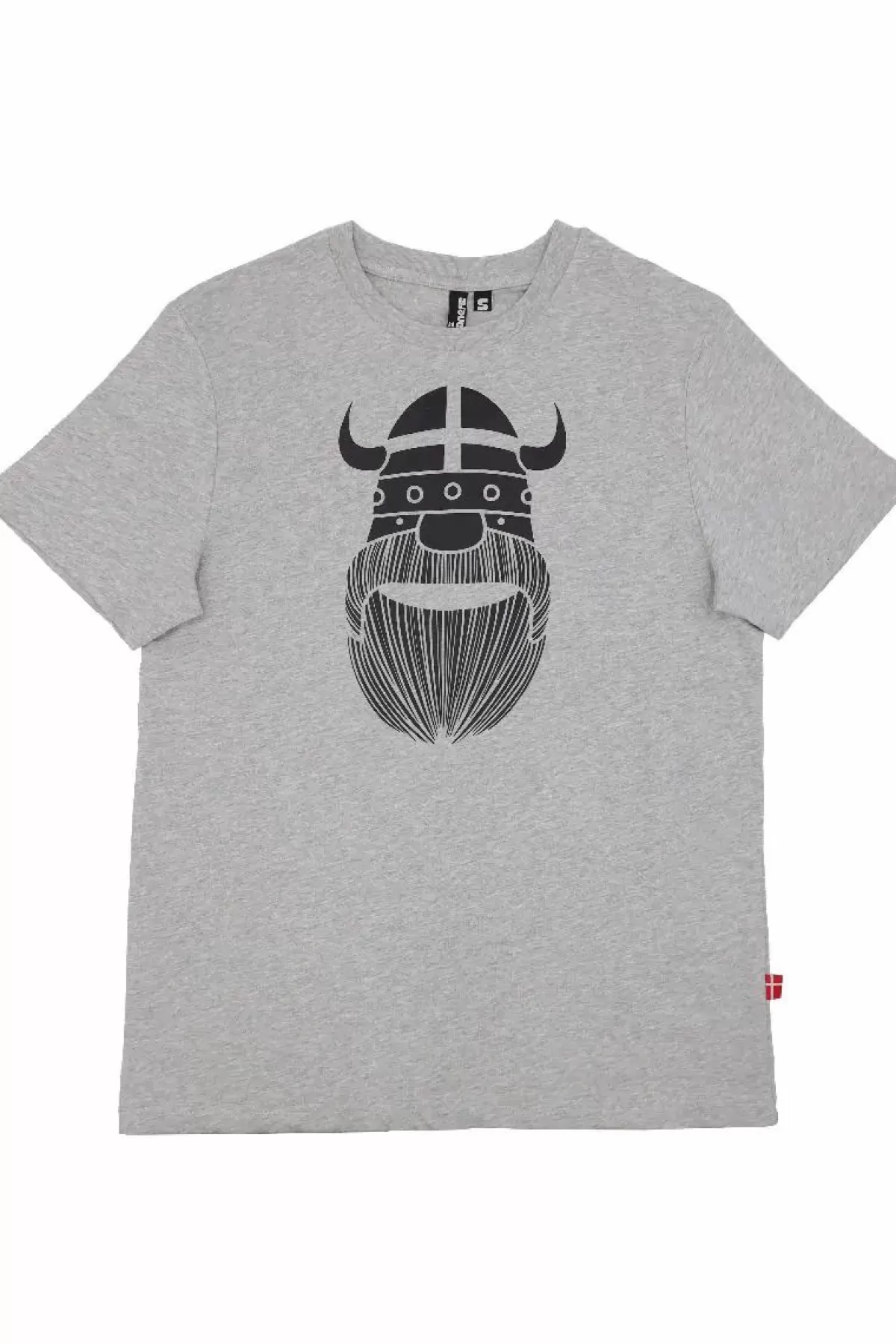 Danefæ T-Shirts>Mande Tee X Heather Grey Erik (Black)