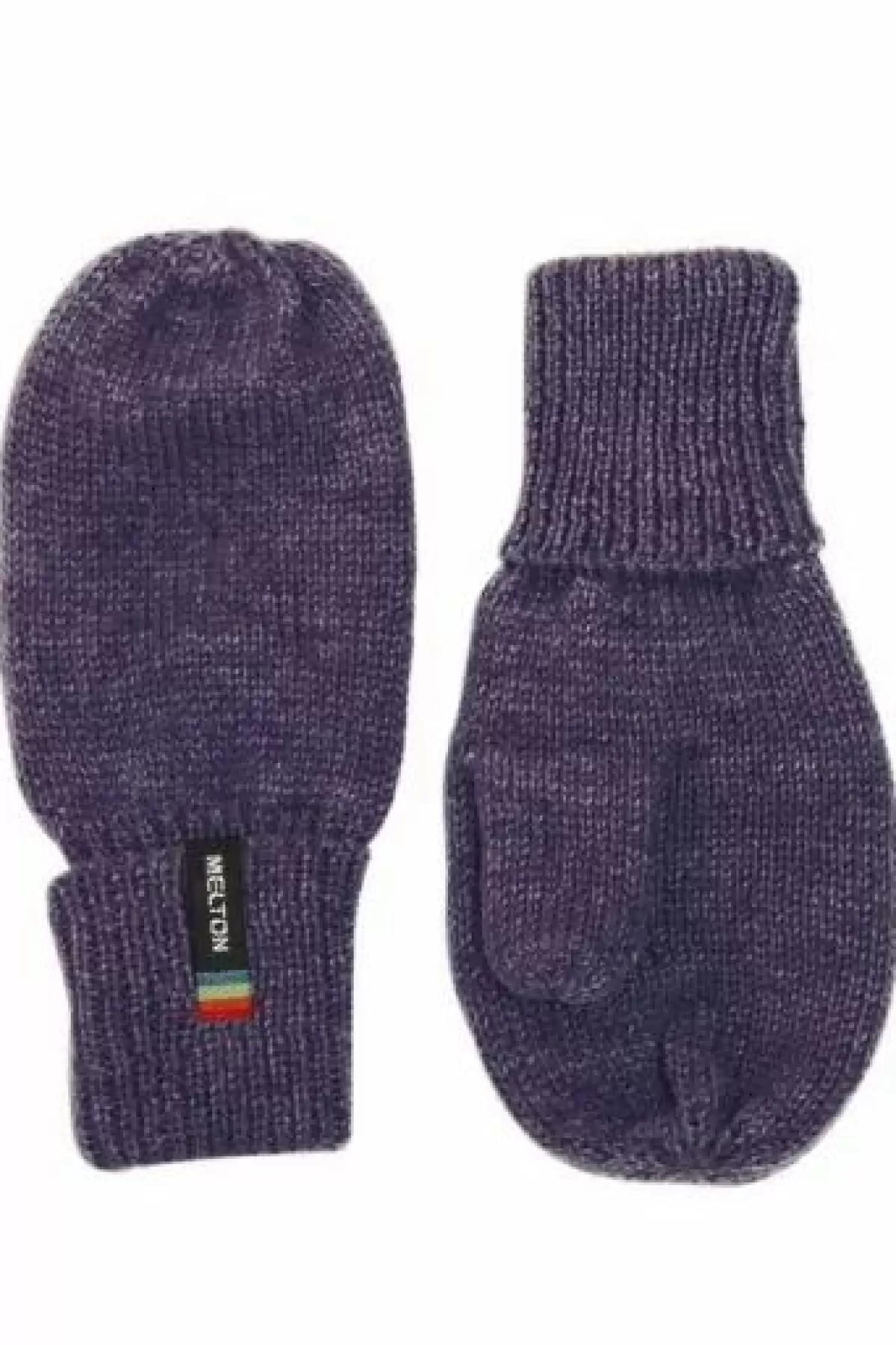 Cheap Melton Luffer-Uld Dusty Dk Lila Baby Mützen Und Handschuhe