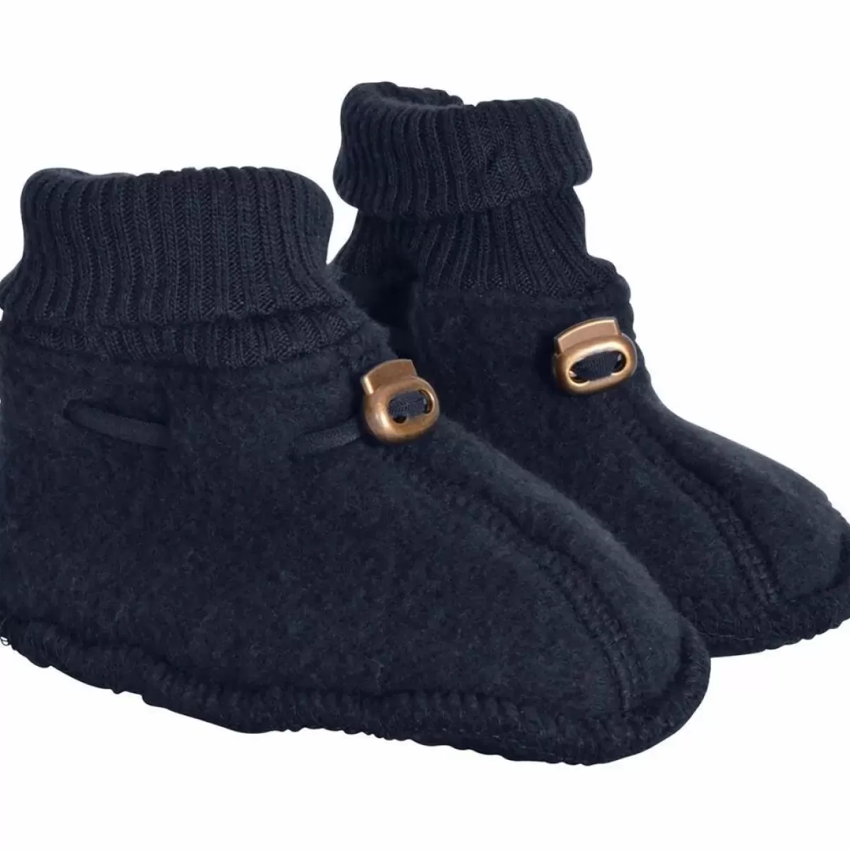 Store Mikk-Line Wool Footies Blue Nights Baby Schuhe Und Stiefel