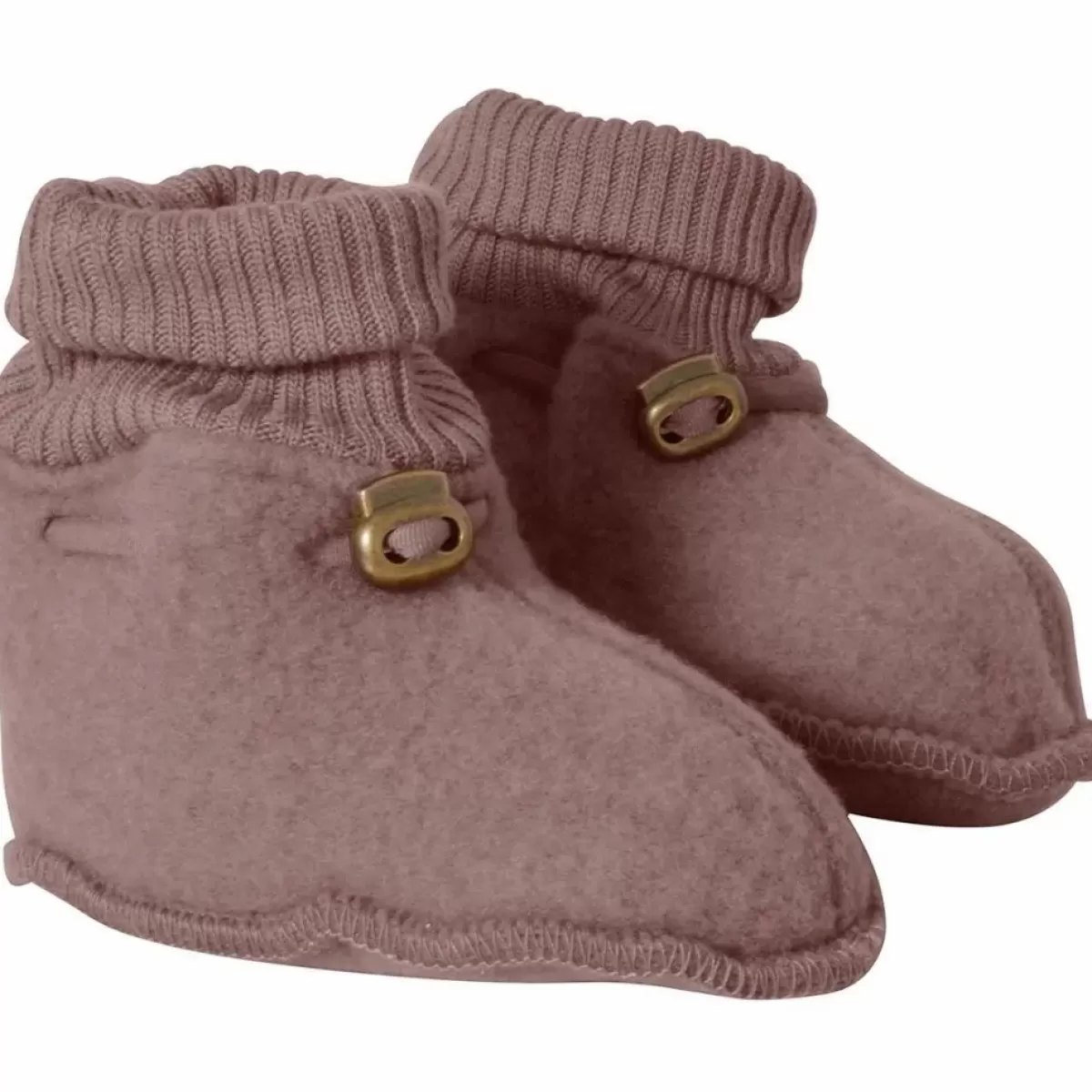 Fashion Mikk-Line Wool Footies Burlwood Baby Schuhe Und Stiefel