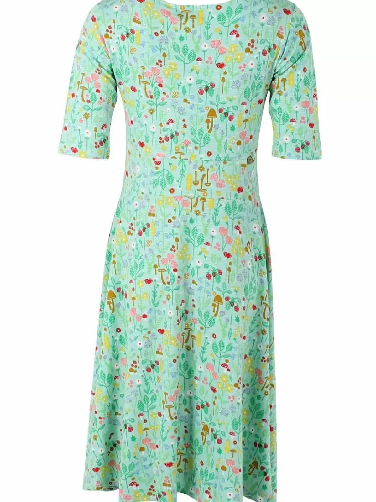 Danefæ Kleider>Organic - Danecharlotte Viscose Dress Foam Botanical
