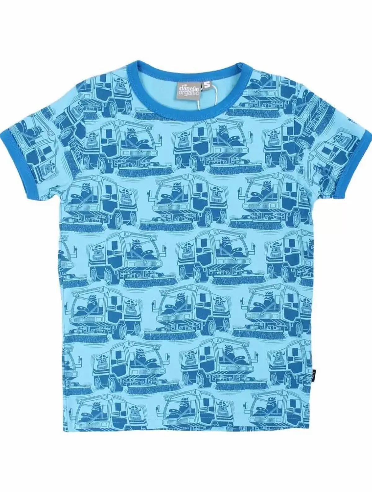 Sale Organic - Danechives Tee Mild Blue Sweeper Kinder T-Shirts