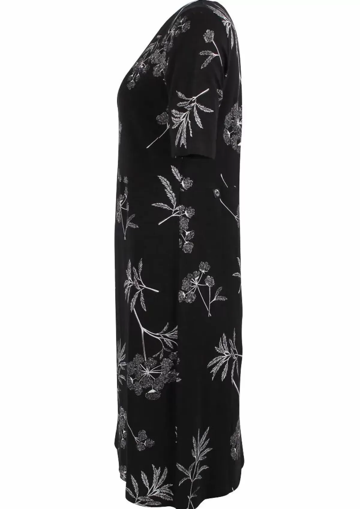 Danefæ Kleider>Organic - Danedaffodil Slub Dress Black Hemlock