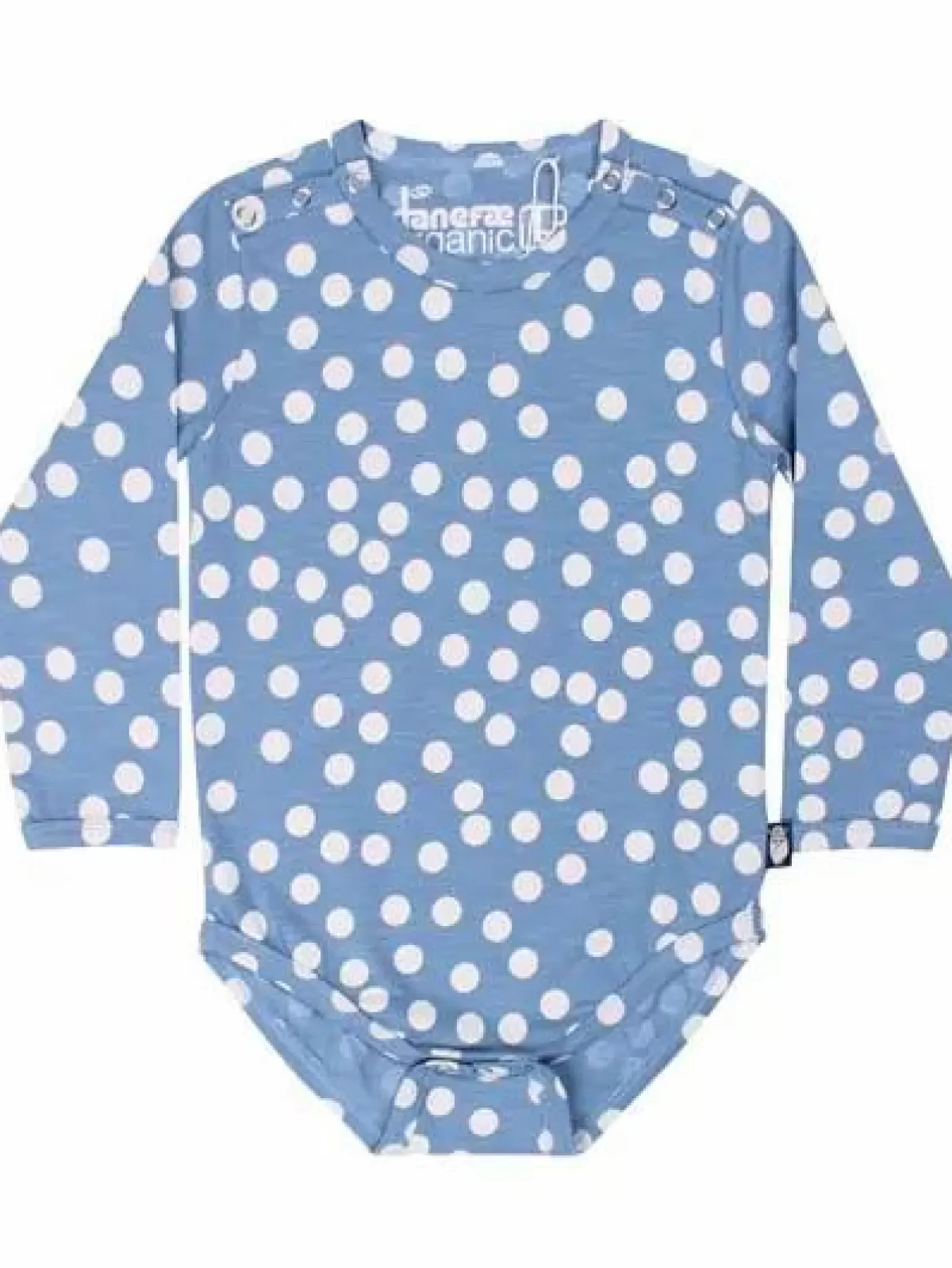 Shop Organic - Danehavtorn Body Waterblue/Chalk Big Funny Dots Baby Bodies