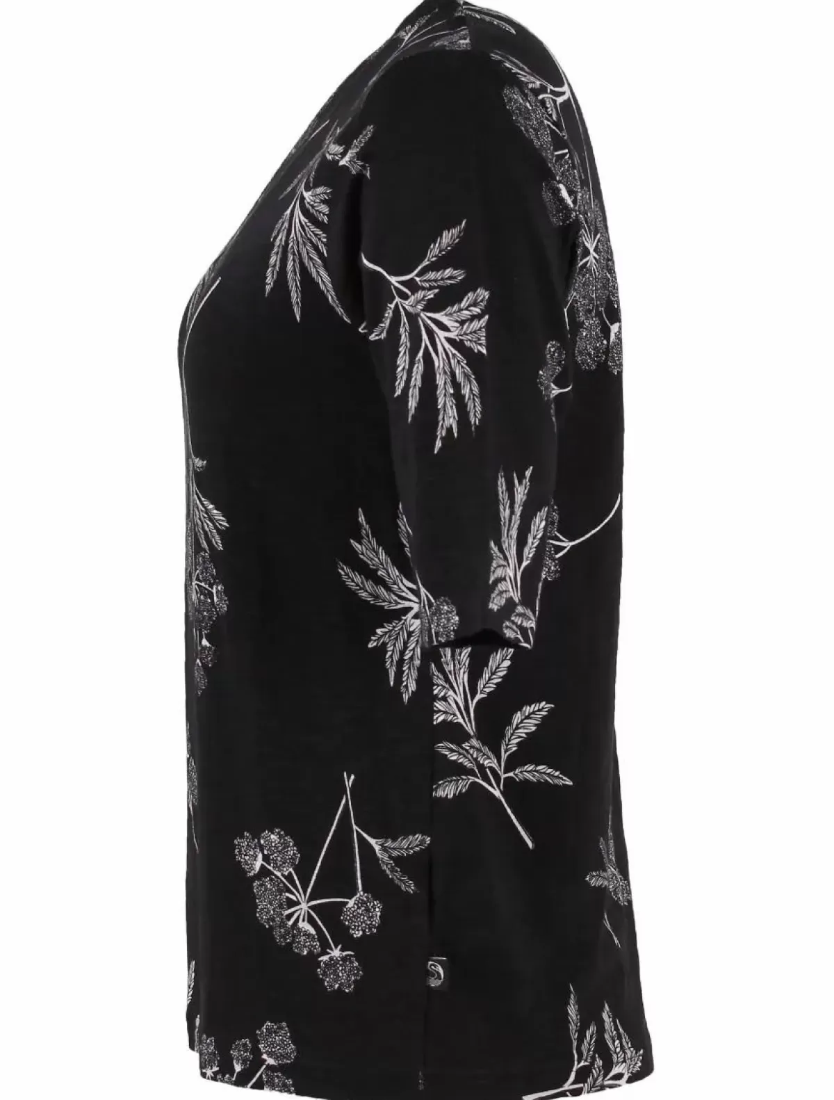 Danefæ T-Shirts>Organic - Danemanna Viscose Slub Tee Black Hemlock