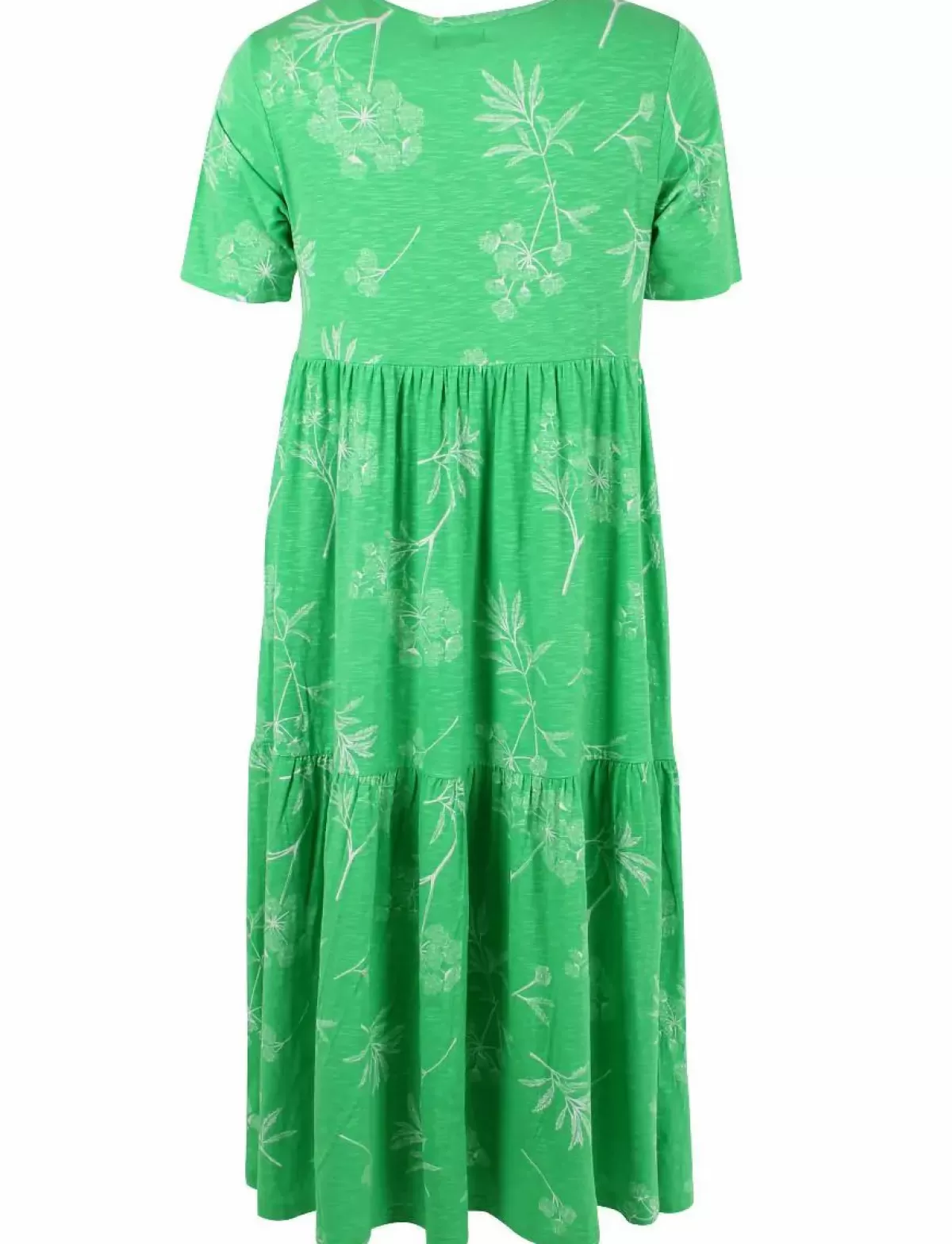 Danefæ Kleider>Organic - Danemarkise Slub Jersey Dress Spring Green Hemlock