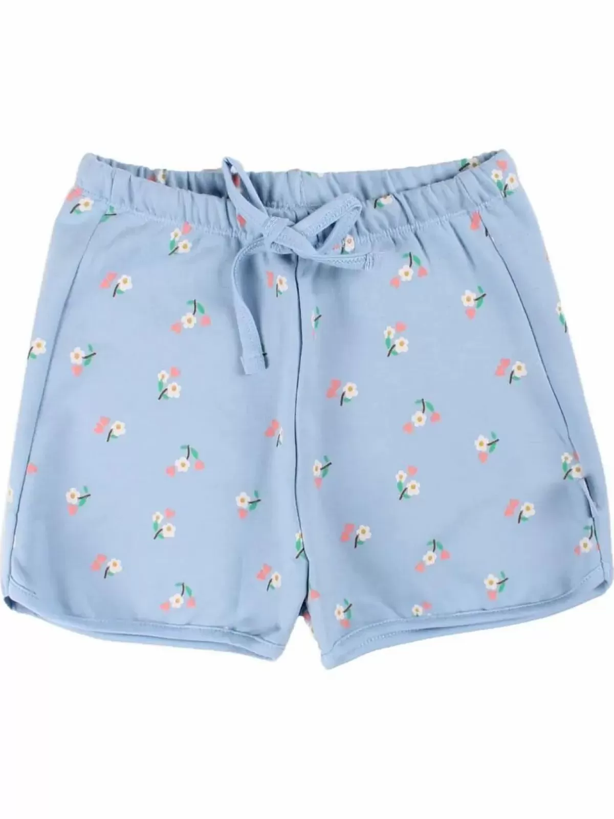 Shop Organic - Danemelody Shorts Pastel Blue Miniflower Kinder Shorts