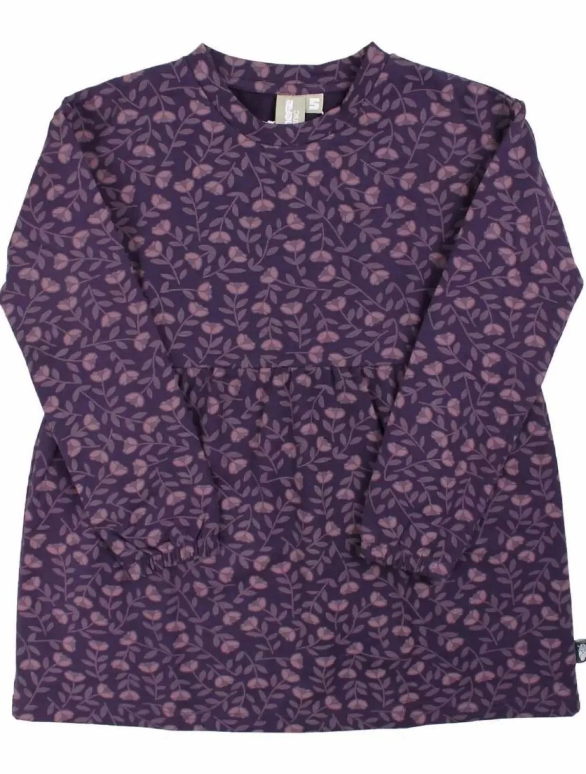 Flash Sale Organic - Danemolly Dress Black Mauve Fleurie Kinder Kleider