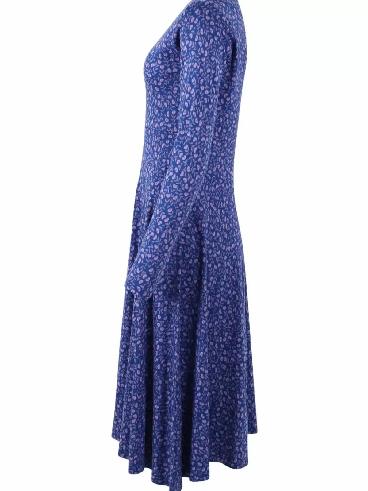 Danefæ Kleider>Organic - Danesigrid Interlock Dress Deep Marine Fleurie