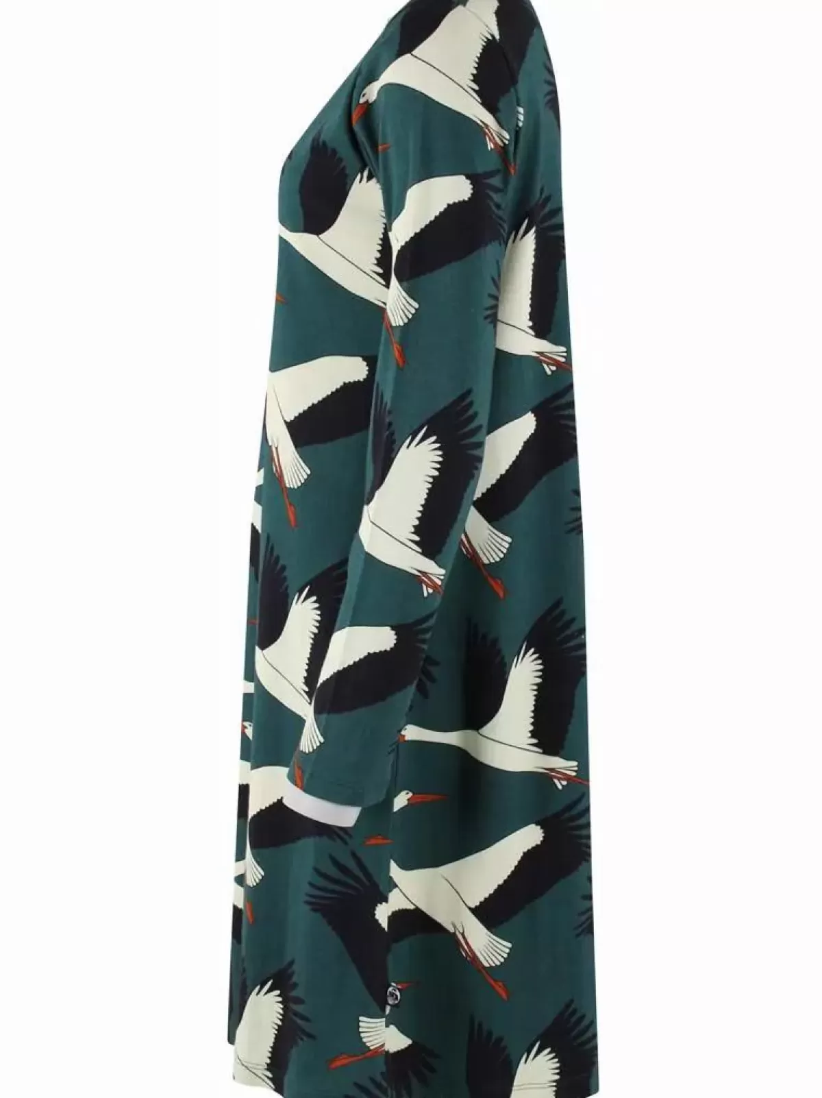 Danefæ Kleider>Organic - Danolivia Interlock Dress Dark Duck Stork