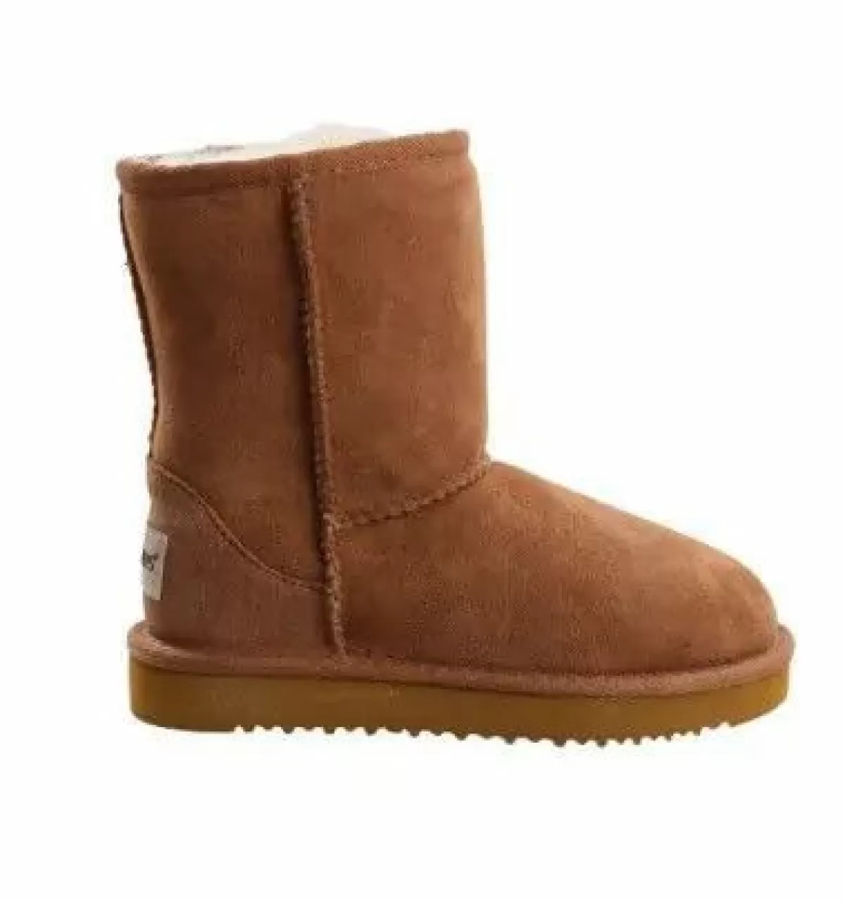 Danefæ Winter-Bademäntel>Short Sheepskin Boots Chestnut