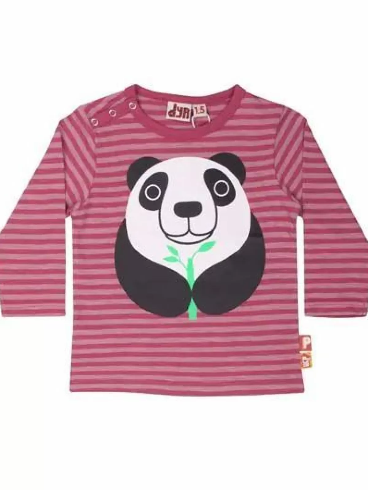 Shop Snarl T Pink Plum/Grey Pink Panda Baby Hemden Und Shirts