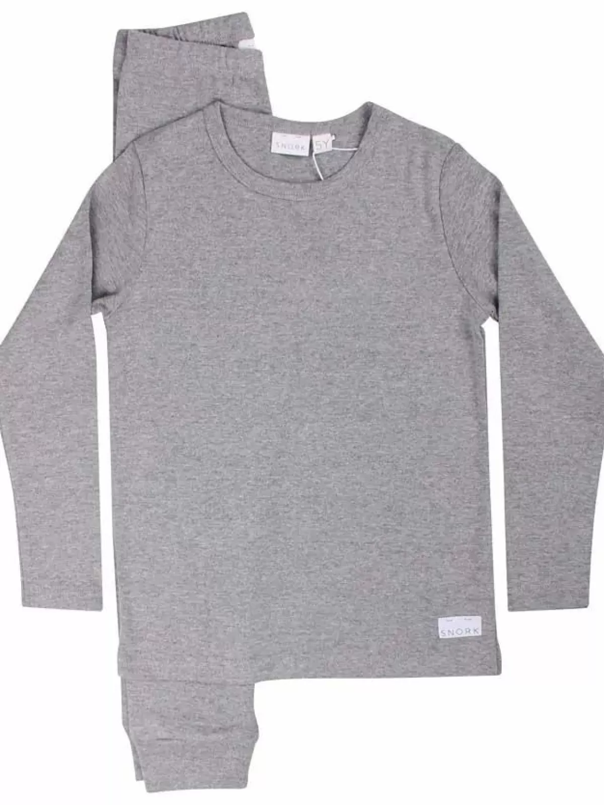Store Snork - Classic Pyjamas Cosy Grey Kinder Pyjamas
