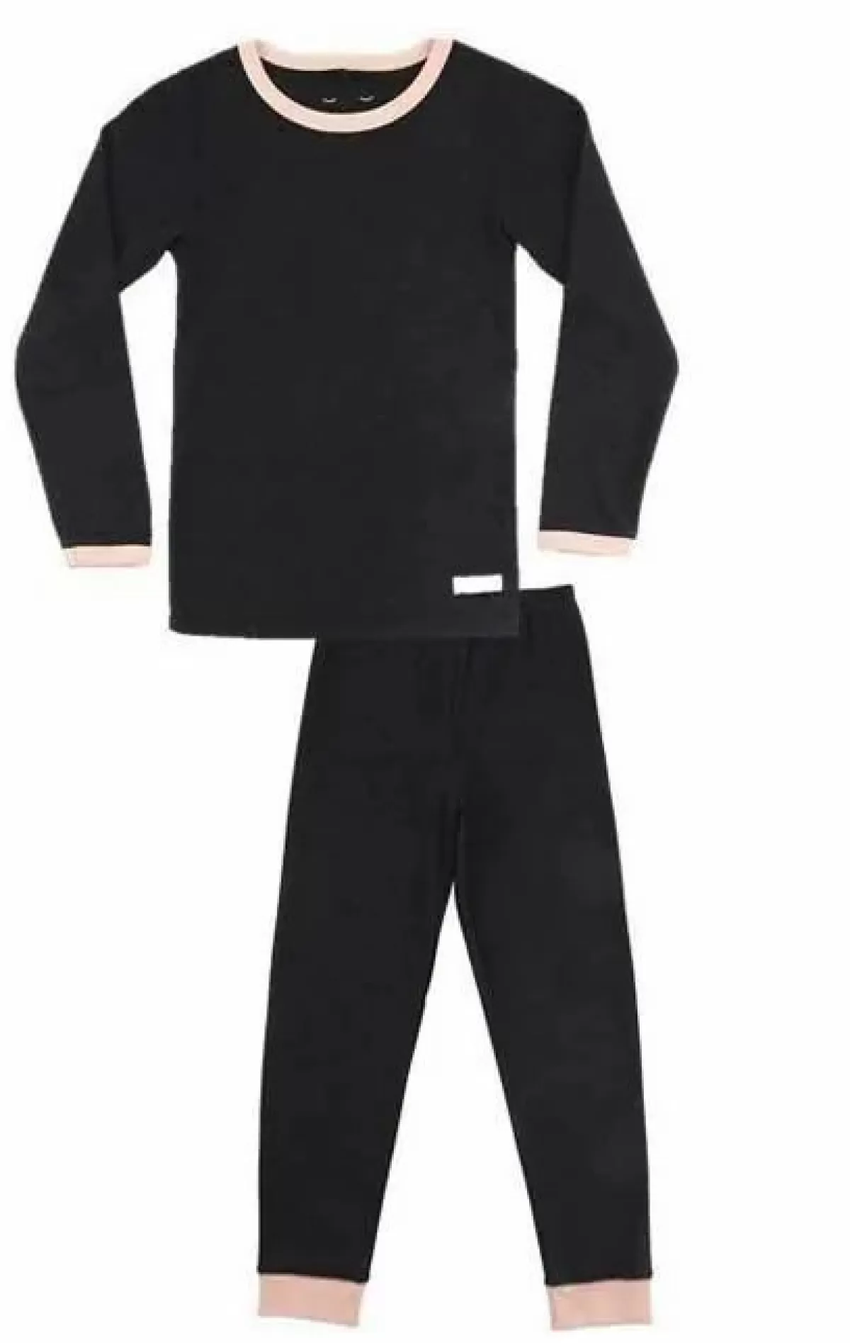 Store Snork Ls Lounge Pyjamas Black Melange Baby Pyjamas