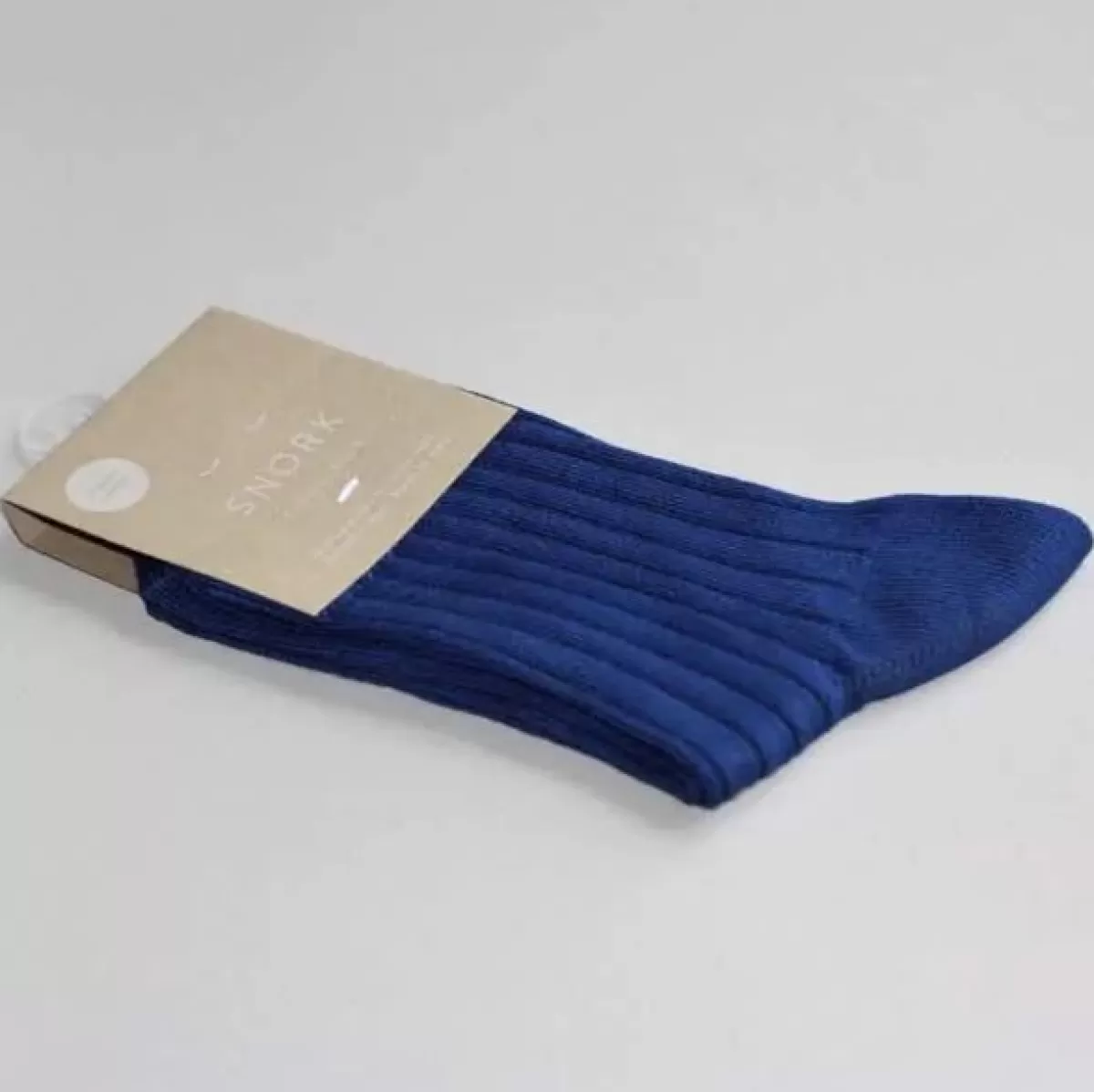 New Snork Organic Rib Socks Blue Kinder Socken Und Strumpfe