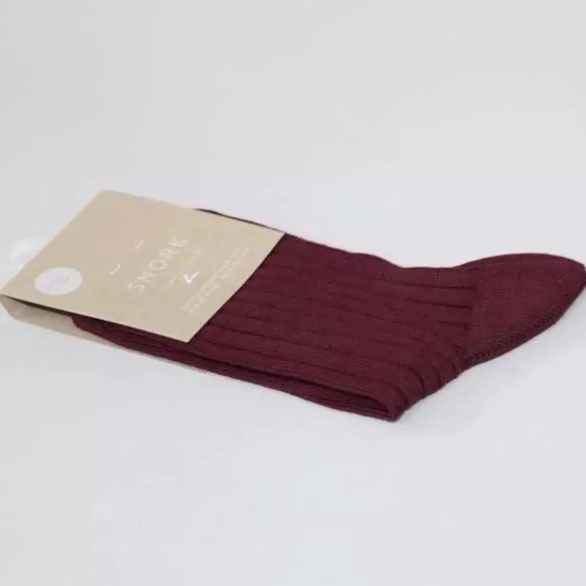 Hot Snork Organic Rib Socks Burgundy Kinder Socken Und Strumpfe