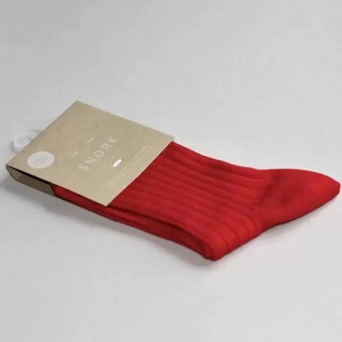 Shop Snork Organic Rib Socks Red Kinder Socken Und Strumpfe