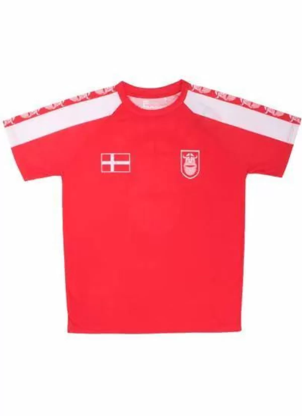 Danefæ T-Shirts>Superfan Red/White