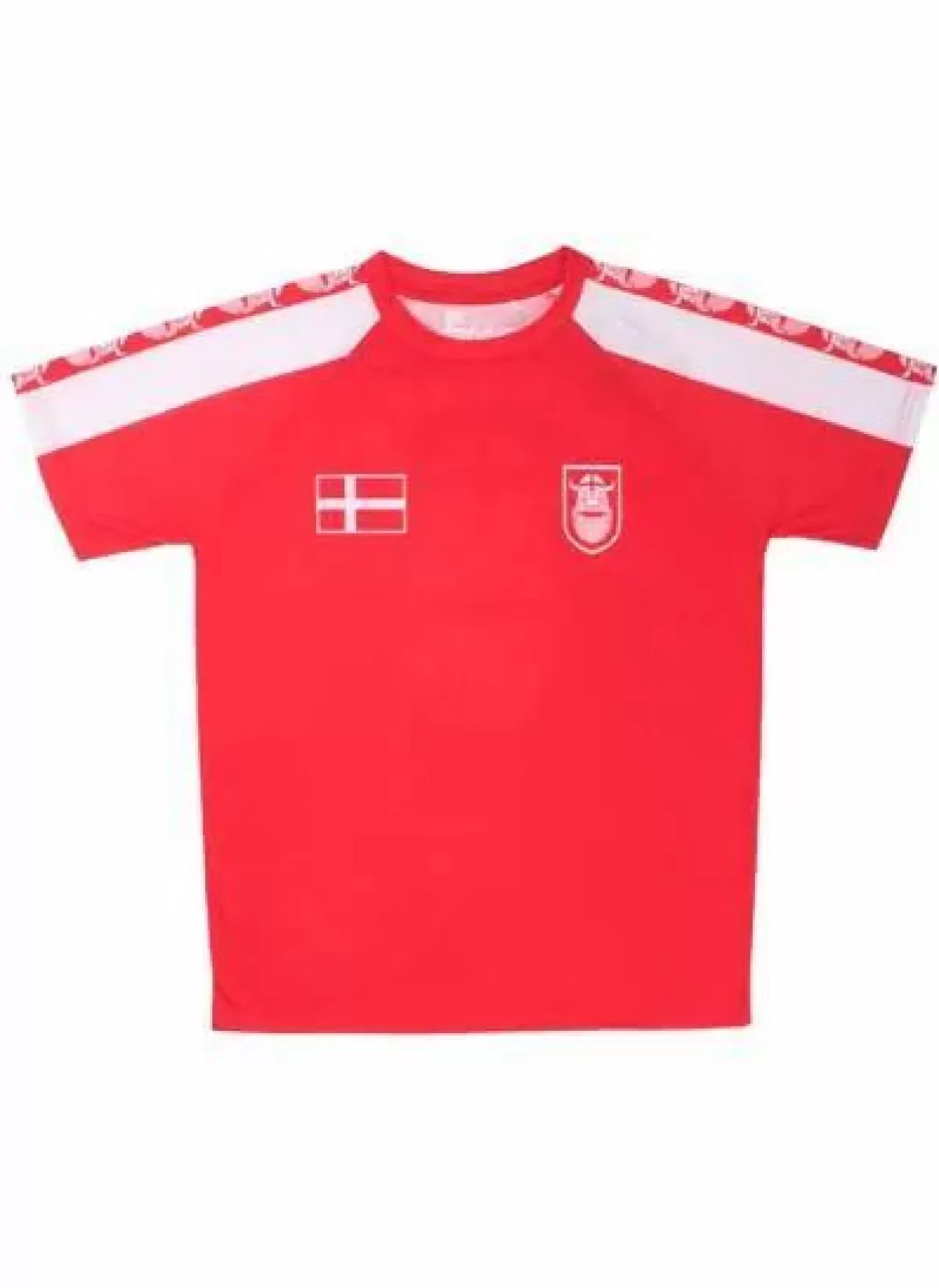 Danefæ T-Shirts>Superfan X Red/White