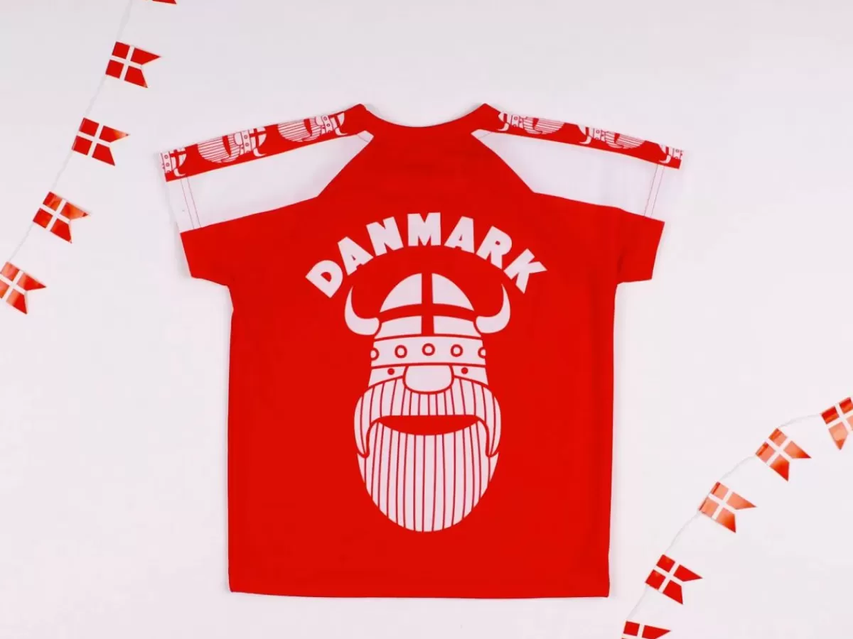 Danefæ T-Shirts>Superfan X Red/White