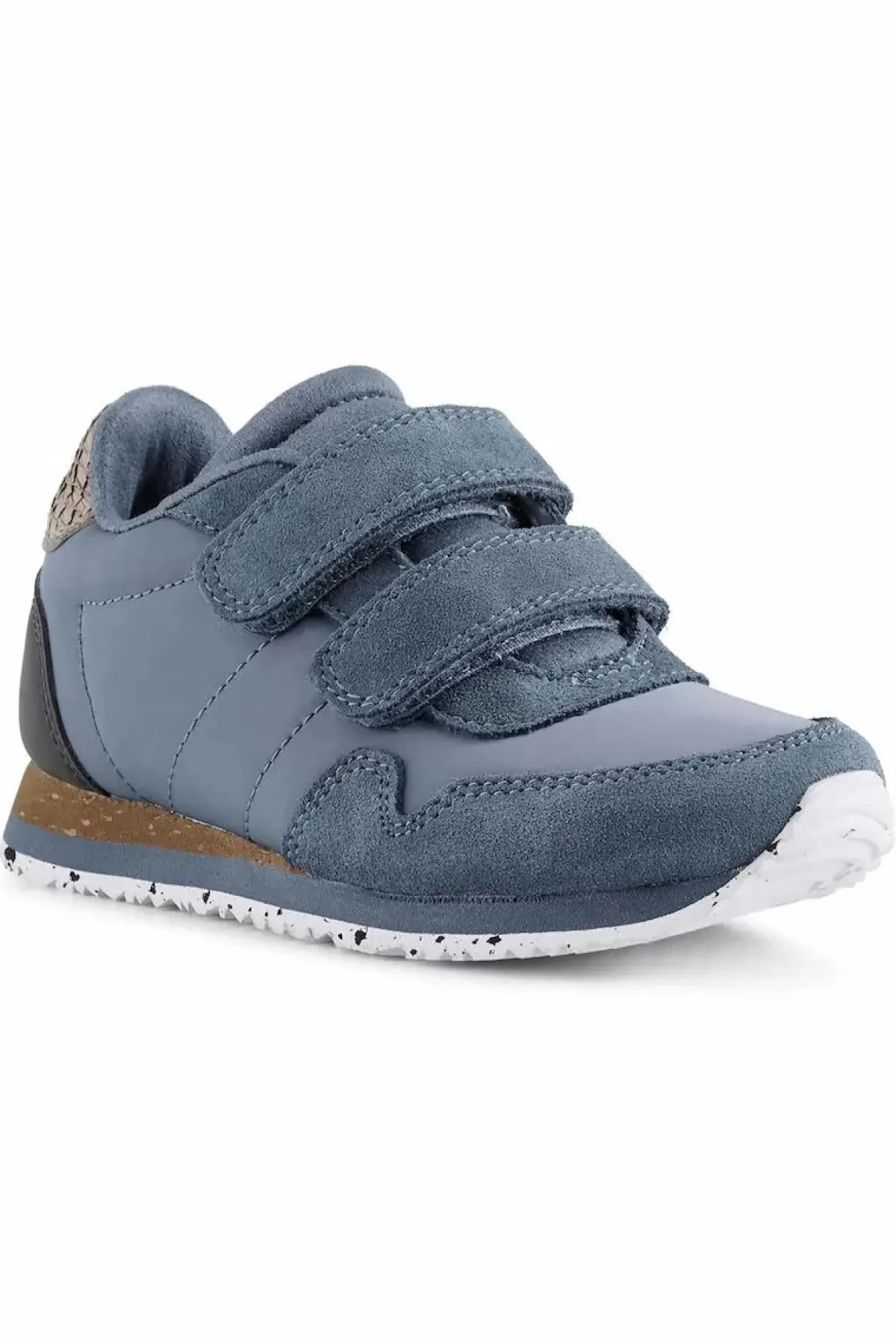 Shop Woden Nor Suede Vintage Blue Kinder Sneakers